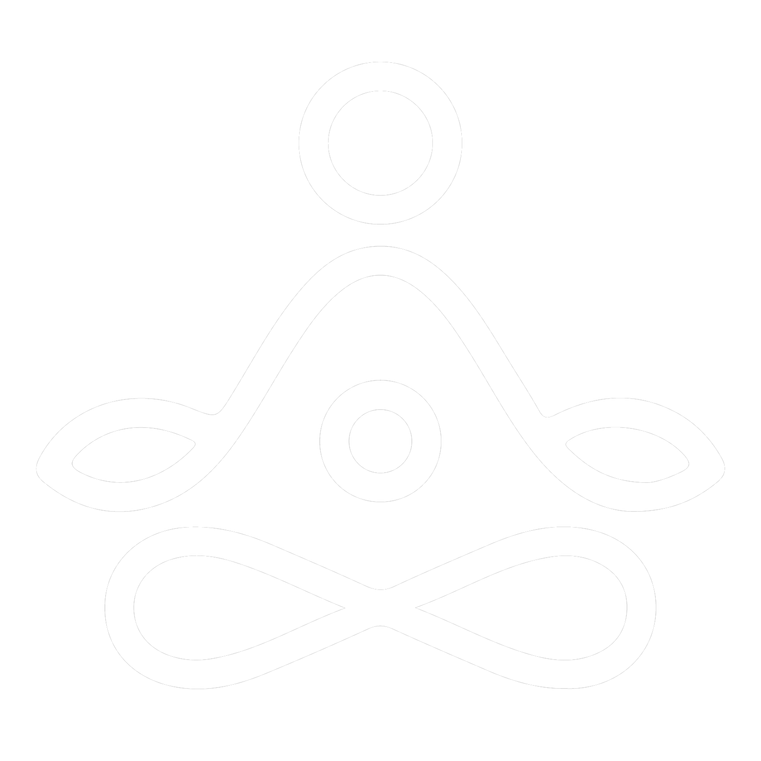 Prana Positivity Outline Logo